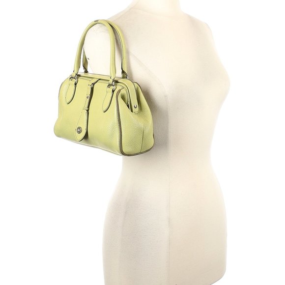 Vintage Cole Haan Village Leather Shoulder Handle Frame Y2K Small Mini Bag - Picture 4 of 13